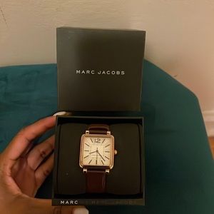 Marc Jacobs burgundy wrist watch